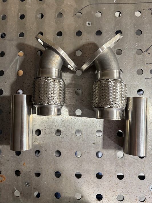 Factory Boss Front Replacement Side Pipes 2012 and 2013